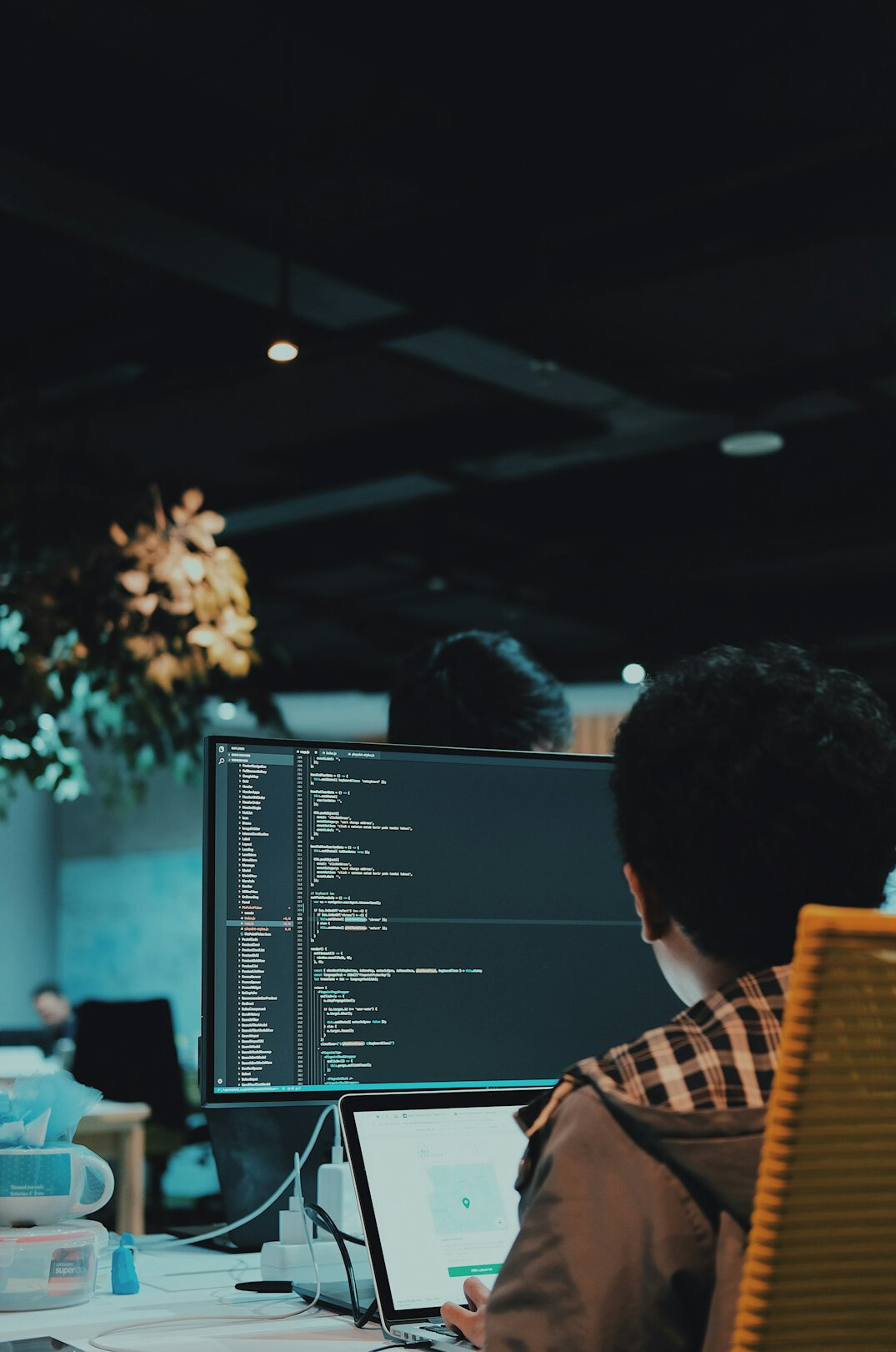 programmers developing insurance software